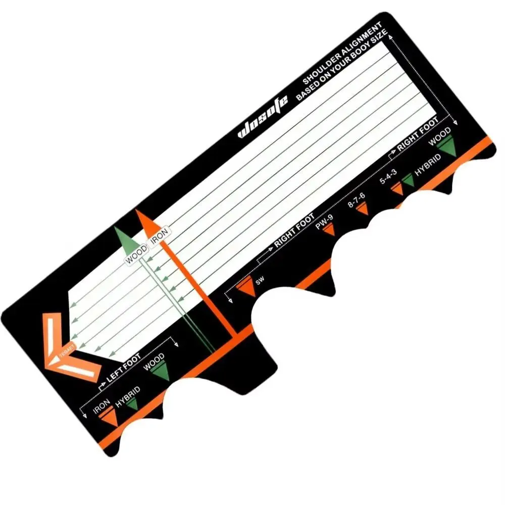Corrector swing golf ligero – Entrenador postura con estera para principiantes - imagen 4