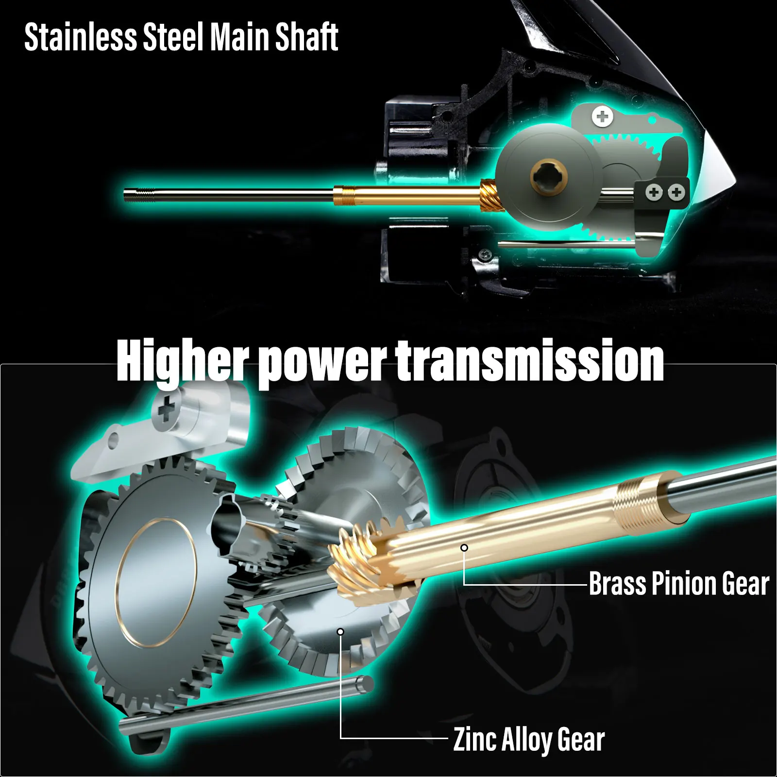 Carrete giratorio de pesca de Surf 9 + 1BB 4,4: 1, arrastre máximo de 35lb, carrete de aluminio CNC, arrastre de fibra de carbono, cuerpo de grafito para agua salada - imagen 4