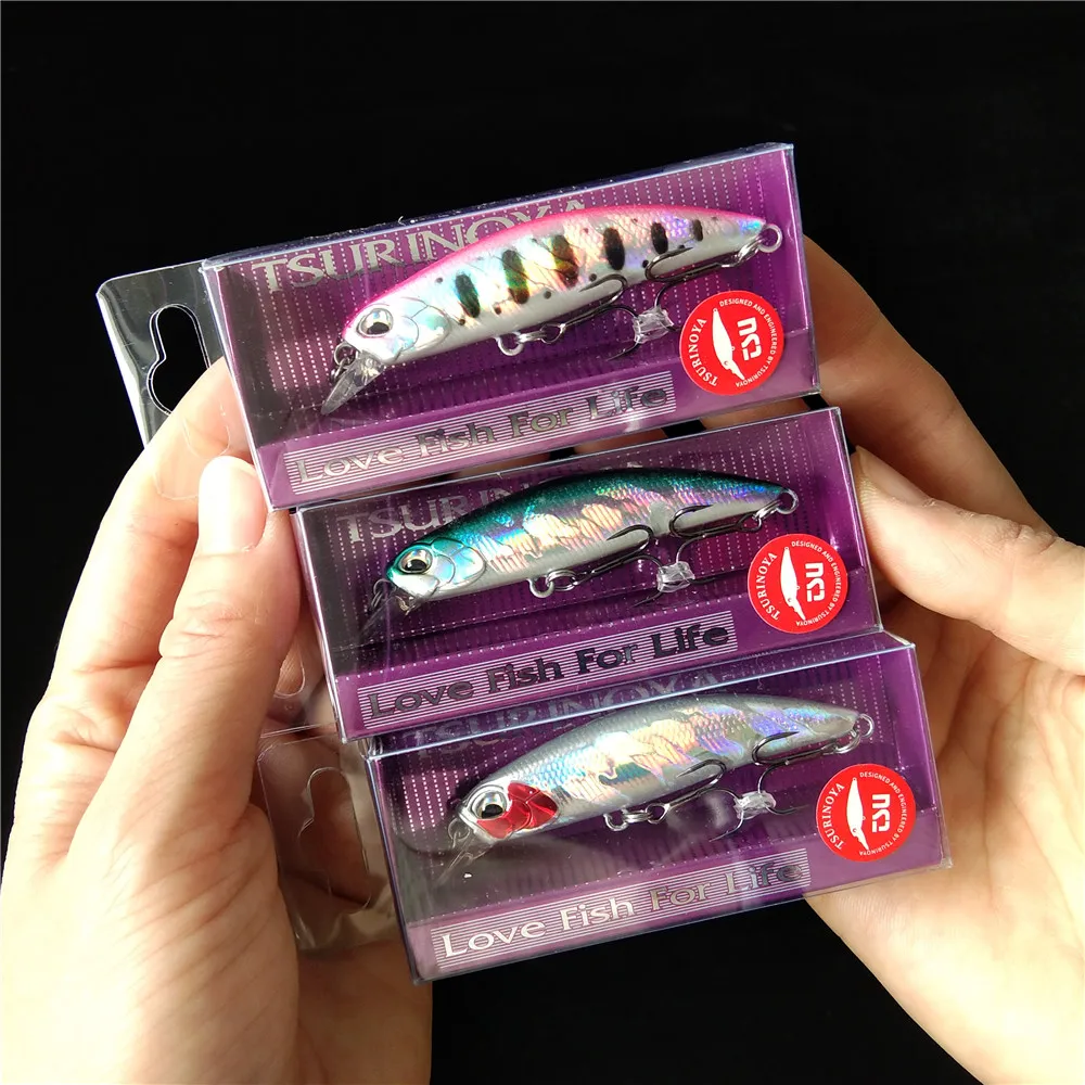 Tsurinoya 60S Jerkbait hundido – Crankbait 60mm para lubina y trucha - imagen 4