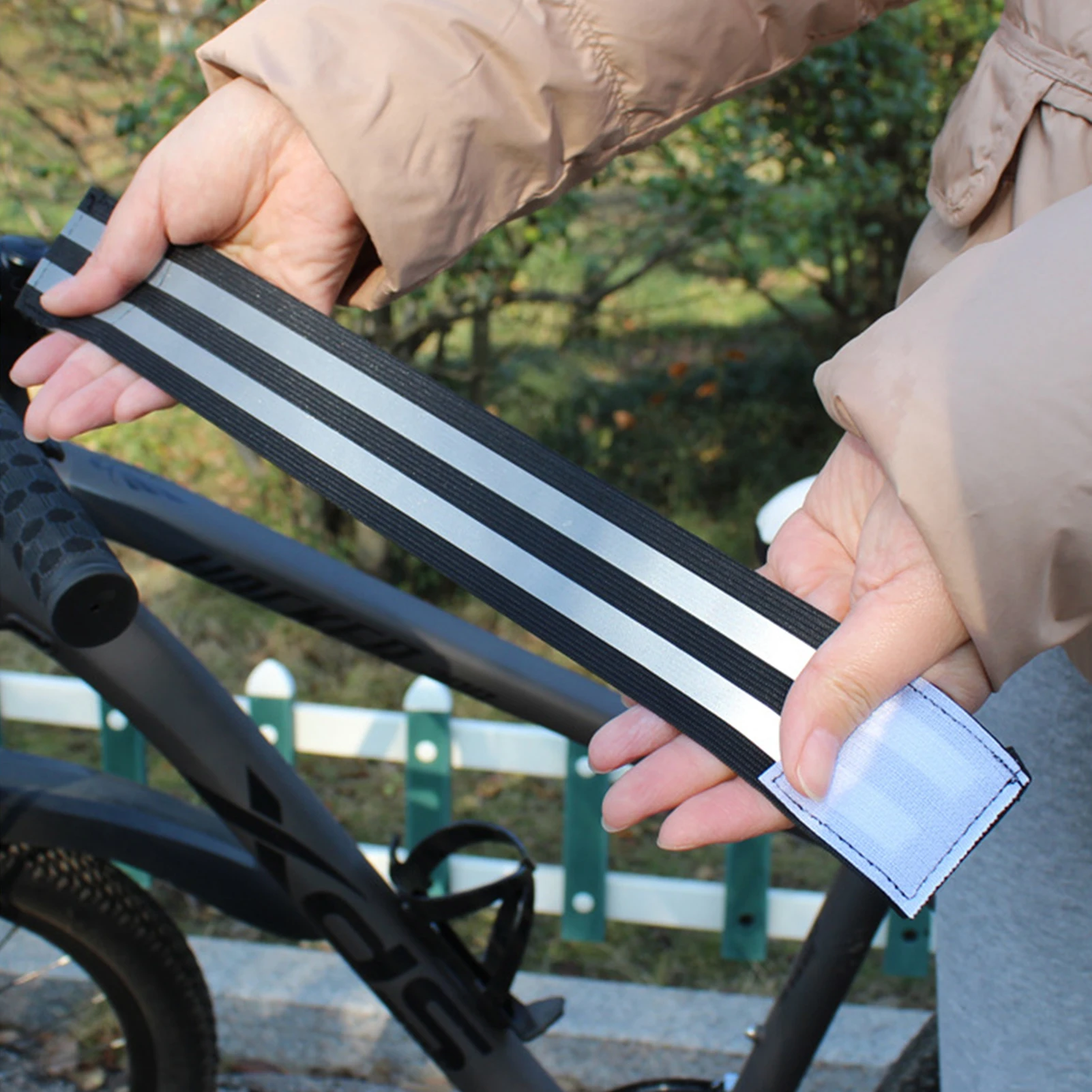 Correa de tobillo para brazo de ciclismo para hombres y mujeres, correa reflectante para deportes nocturnos, pulsera protectora para ciclismo, correr, juego de pelota