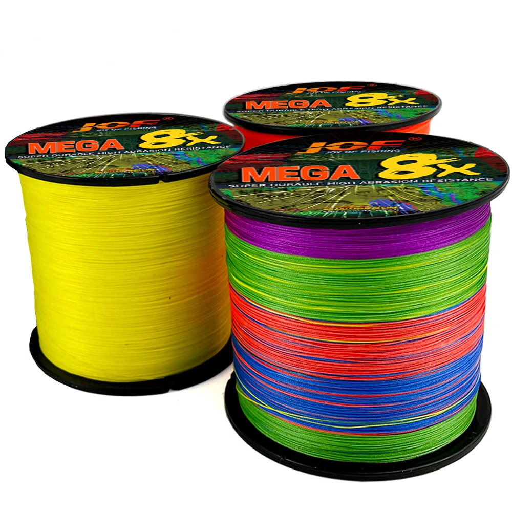 Línea de Pesca trenzada X8, 1000M, 500M, 8 hebras, multifilamento, señuelo de PE, línea de Pesca con mosca, 18lb ~ 78lb, Pesca de agua salada - imagen 2