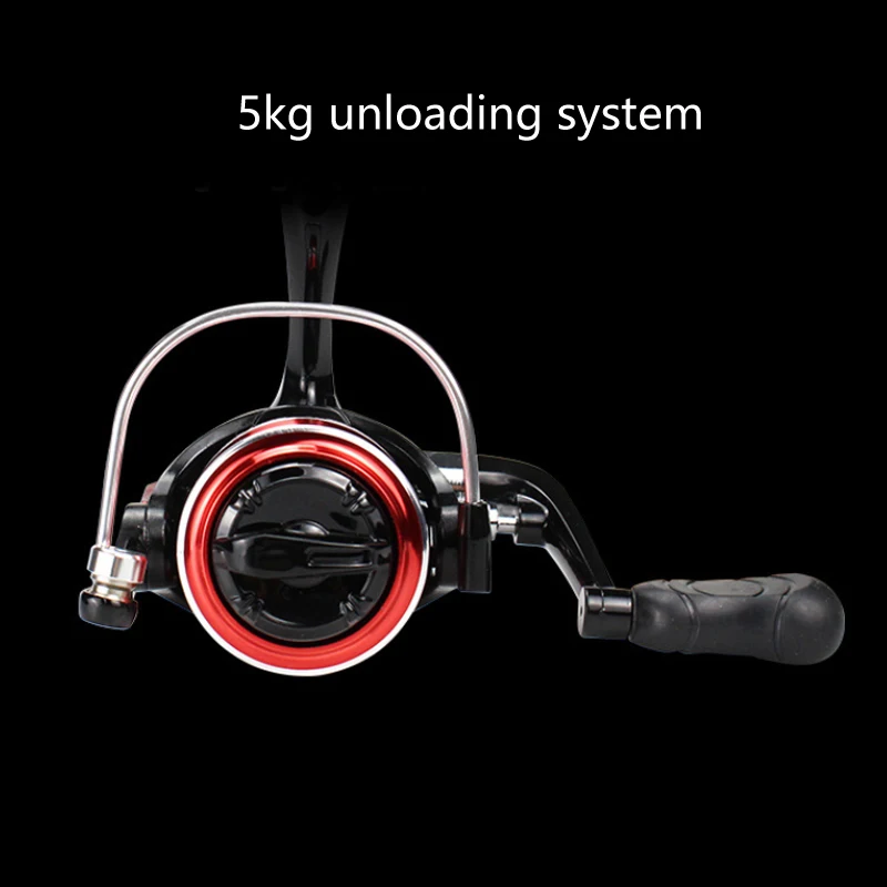 YUBOSHI-Mini carrete de pesca giratorio de X-500, bobina de pesca de agua salada ultraligera, de alta calidad, con agarre de goma suave, X-800 - imagen 5