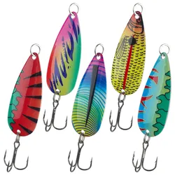 Cucharas metálicas para jigging de lubina y salmón