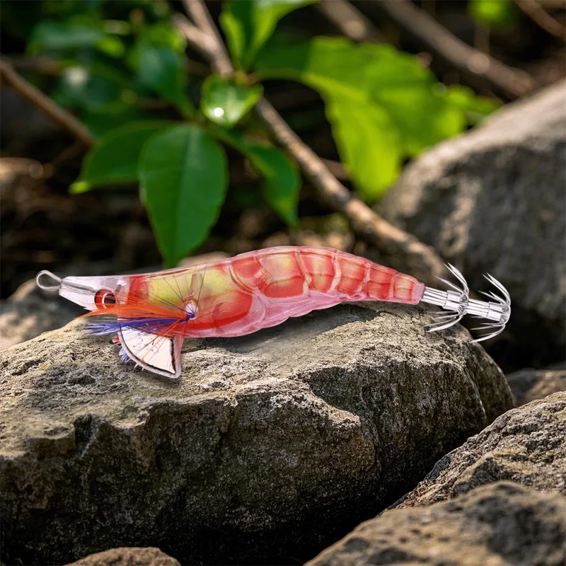 10cm 9,3 cm nuevo cebo de calamar señuelos de Jigging artificiales anzuelos de calamar de hundimiento lento pesca en el mar pulpo sepia aparejos luminosos señuelo - imagen 2