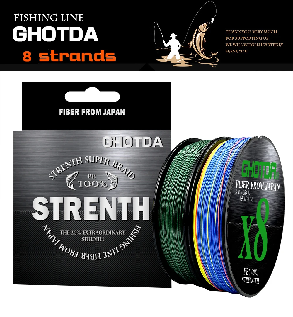 Detalle del sedal mostrando su alta densidad de tejido y superficie lisa con recubrimiento especial