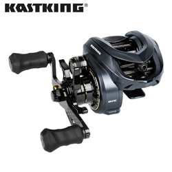 KastKing Kestrel Elite marco de magnesio cebo sistema Finesse carrete de Baitcasting 6KG arrastre máximo 11BB + 1RB 8,4:1 carrete de pesca de alta velocidad