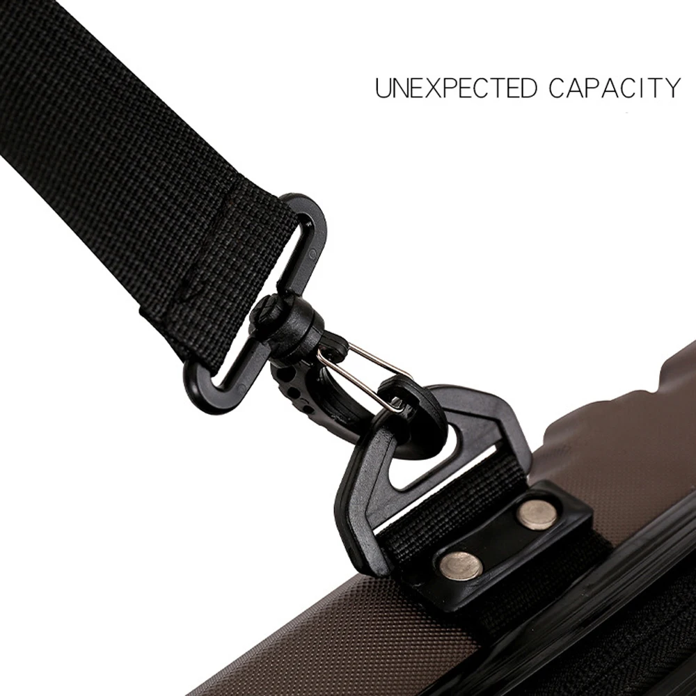 Bolsa de pesca al aire libre de ABS, bolsas de caña de concha dura de alta resistencia, mochila impermeable de 130CM, estuche de almacenamiento de equipo de pesca de carpa marina, nuevo - imagen 5