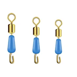 Mosquetón de pesca con anillo ocho – Conector rápido para líder