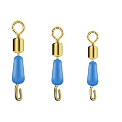 Conector de anzuelo de sublínea de repuesto rápido, 30 Uds., apertura de Clip de sublínea, conector de anillo de ocho caracteres, accesorio de pesca