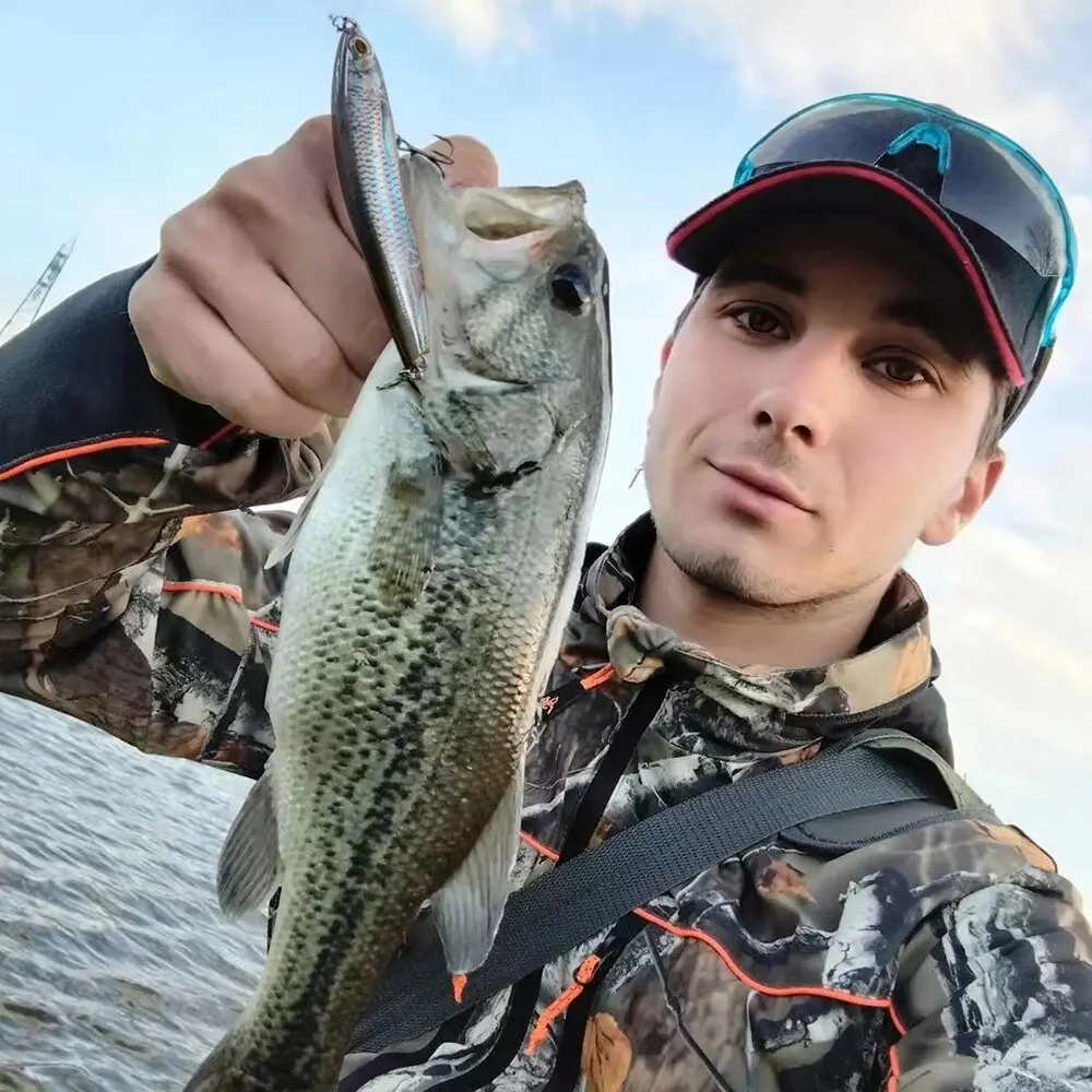 Lápiz que se hunde, 2 unidades, 24g, sistema de peso de señuelo de pesca, cebo duro, anzuelos triples, Swimbait, Wobbler, aparejos Jerkbait, cebo Artificial profundo - imagen 5