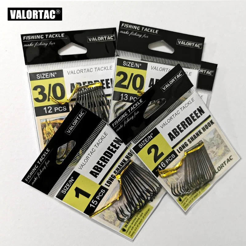 Anzuelo de pesca Aberdeen para pesca con cebo vivo, lombriz, sangre, camarones usados, anzuelos de caña larga para pescar - imagen 5