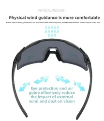 Giant 【Grado Profesional】Gafas de sol para ciclismo y pesca: protección UV, antideslumbrantes, resistentes a impactos, deportes al aire libre con estuche