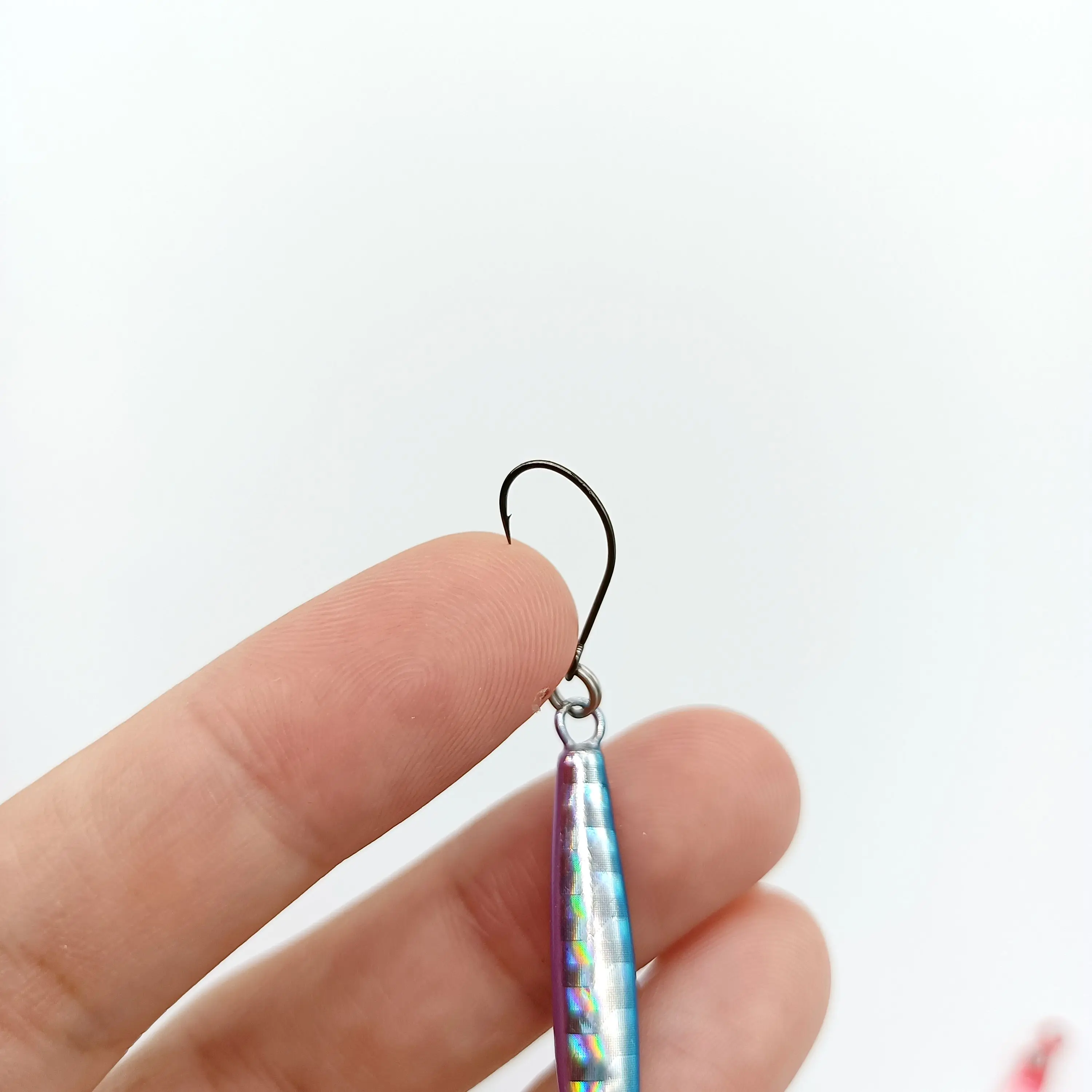 DUODUOYU-Mini señuelo de pesca con plantilla de Metal, 5 uds., 3g/5g, cebo Artificial Isca con un solo gancho, accesorios de pesca para peces pequeños - imagen 5