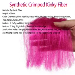 Bimoo Pececillo Rizado Fibra Sintética – Bucktail para Lucio