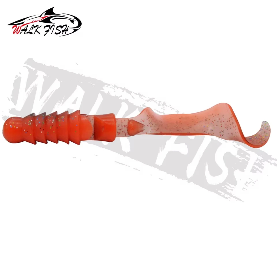 Walk Fish Lombriz artificial de vinilo para lubina – 100mm 7g - imagen 4