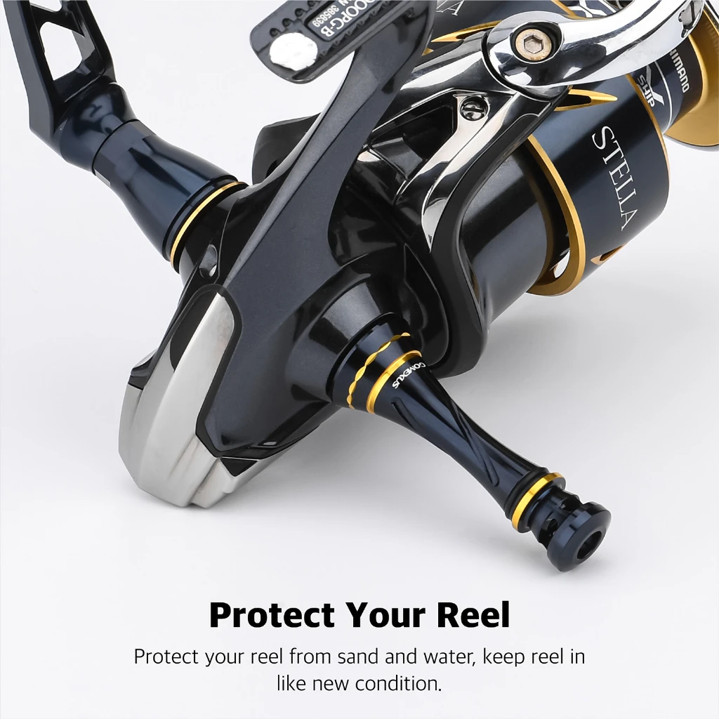 Soporte de carrete Gomexus para Daiwa Certate sw Saltiga Shimano Stella Spheros Stradic Twin Power 55MM aluminio R9 - imagen 5