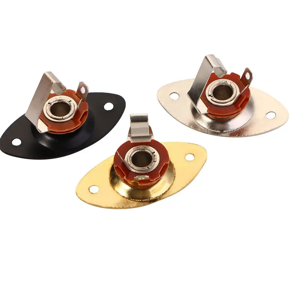 3 colores para guitarra eléctrica, repuesto de guitarra, piezas de guitarra eléctrica, toma de salida, salida de Audio, conector estéreo - imagen 5