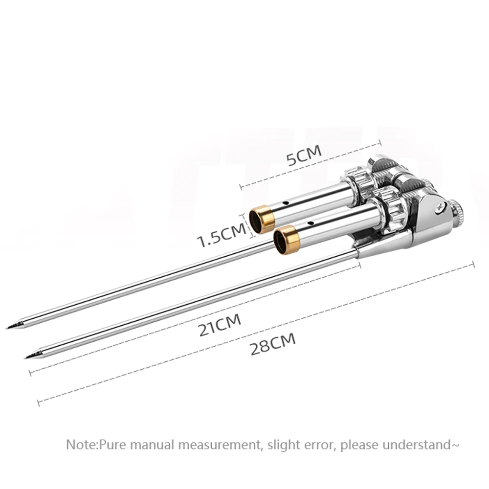 Soporte de caña de pescar plegable ajustable, estante de soporte de dos varillas, herramienta de soporte de poste giratorio de 360 grados, accesorios de herramientas de pesca - imagen 3