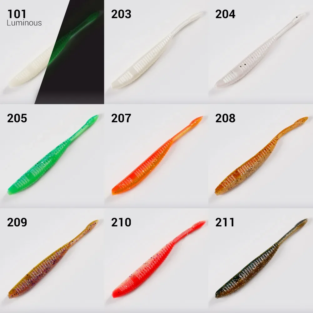 Noeby-señuelo suave Drive Shad, Wobblers de silicona de 9,5 cm, cola de bala, Swimbait, cebo Artificial suave, perca, Lucio, aparejos de pesca de lubina - imagen 4