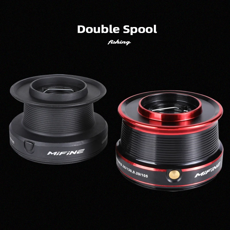 MIFINE KUDO-carrete giratorio de Metal para pesca, accesorio de arrastre máximo de 10kg, poco profundo/PROFUNDO, 4,7: 1, 6 + 1BB, de paso lento, rueda de agua salada - imagen 4