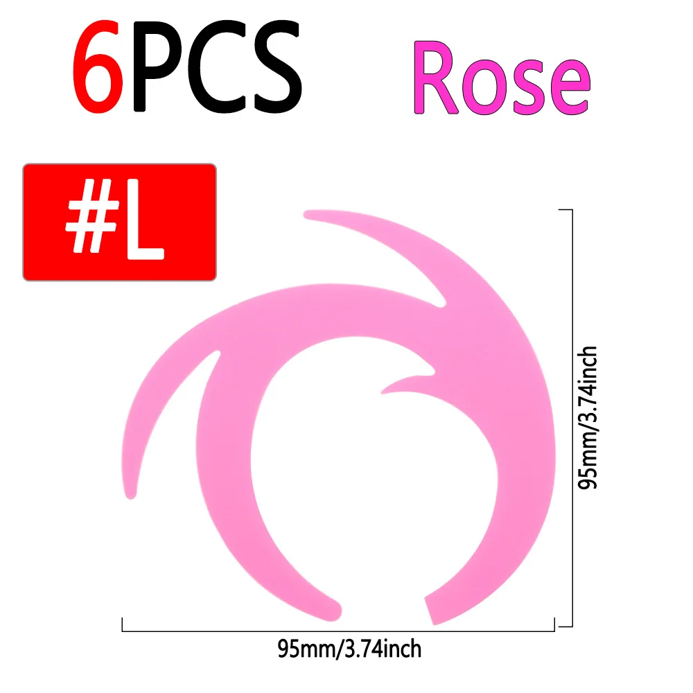6pcs Rose L