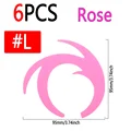 6pcs Rose L