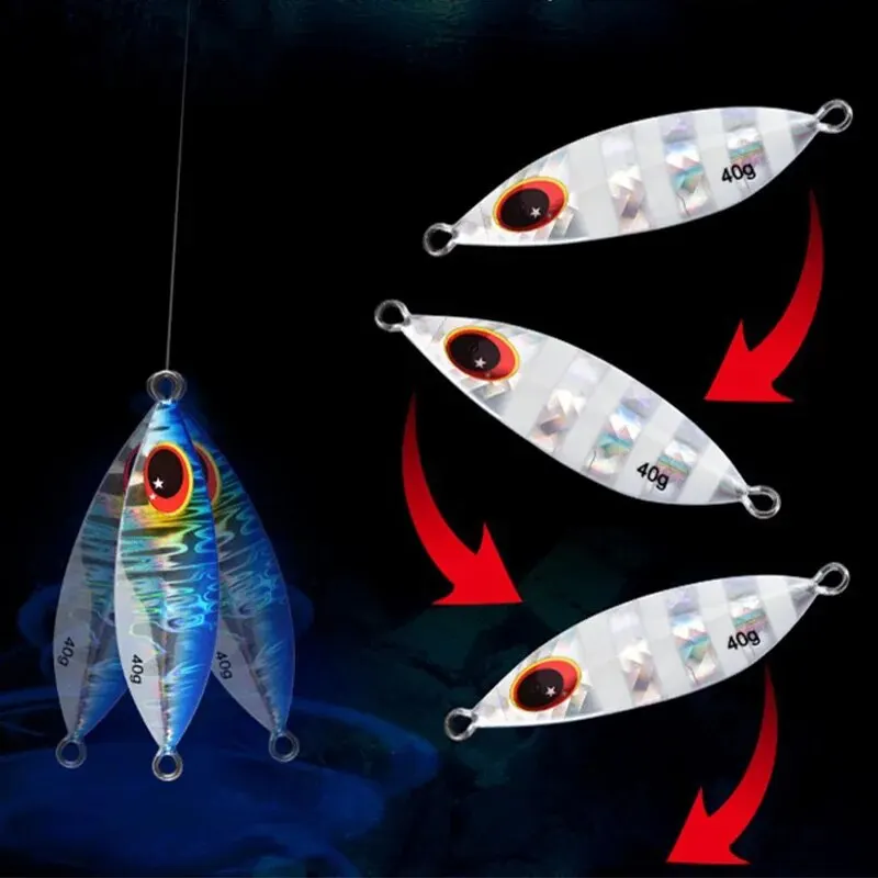 ALLBLUE ATLAS Cuchara de metal súper dura para lubina – Jigging lento - imagen 3