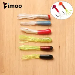 Bimoo Cebo de Calamar Suave para Jig Head – Atrapa Bass y Crappie