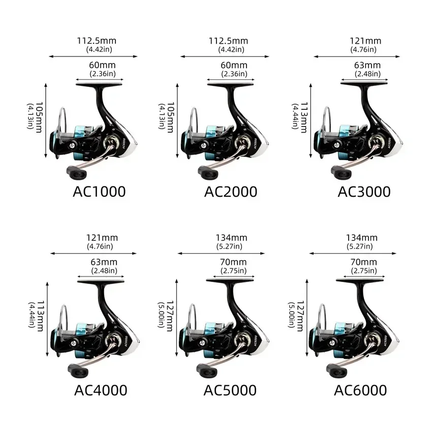 Carrete de pesca giratorio de agua salada, 5,2:1, alta velocidad, arrastre máximo 15-33 libras, suave, fresco - imagen 3