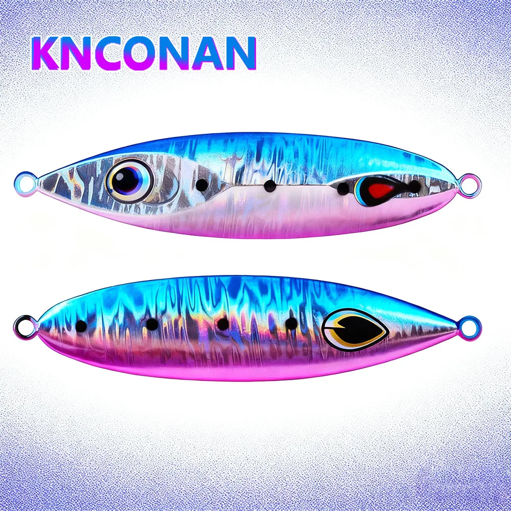 Señuelo Jigging Vertical metálico luminoso resistente – Pesca offshore