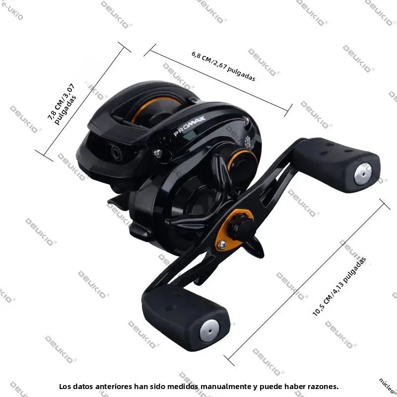 Carrete spinning DEUKIO 7.1:1 - Arrastre 8 kg - imagen 3