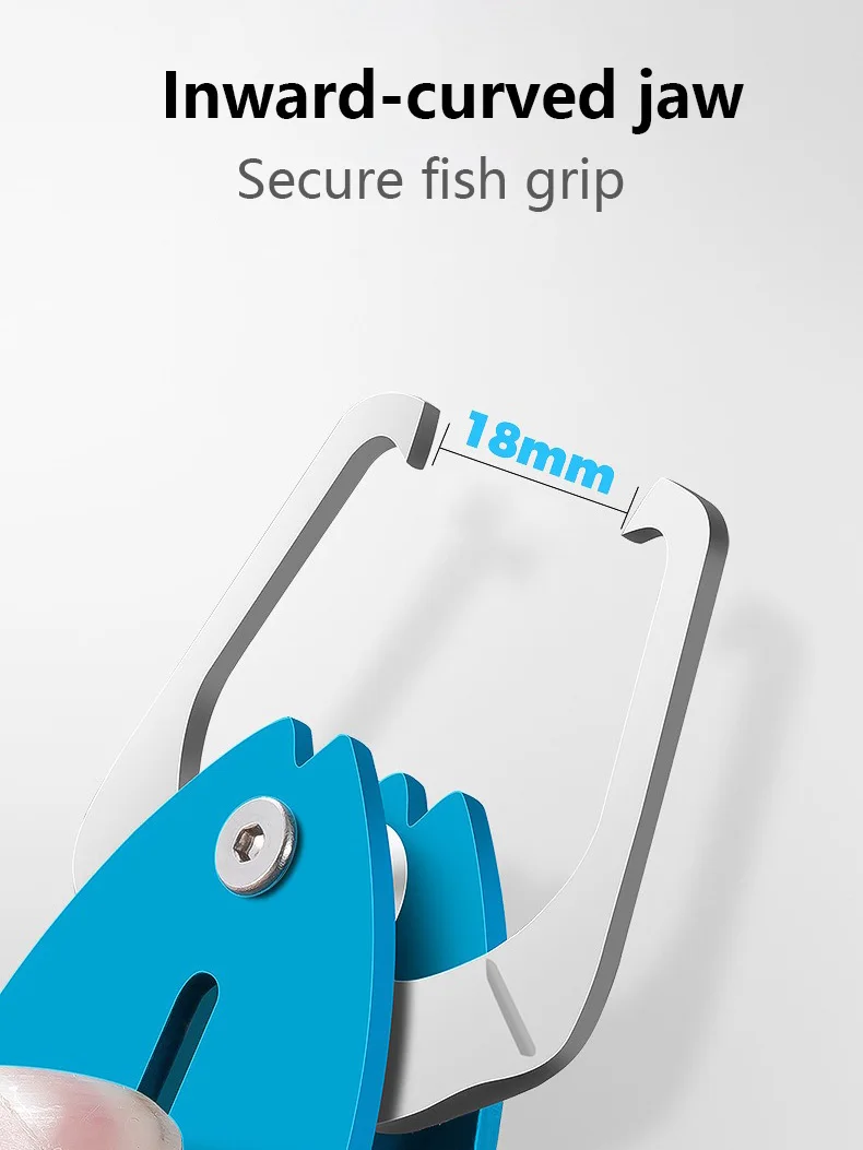 Mini pinza de pescado para pesca con señuelo, herramienta de Control de peces portátil de aluminio ligero - imagen 4
