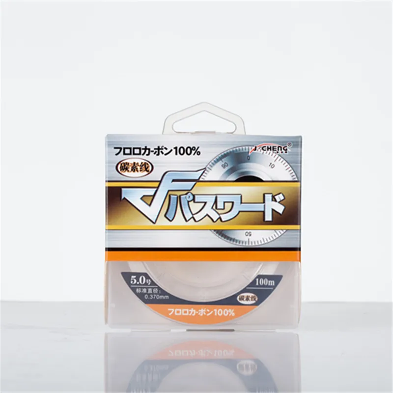 Línea de Pesca de fluorocarbono 99%, línea de fibra de carbono importada japonesa de 50M, línea de hundimiento de monofilamento de 1-25kg, Pesca en el mar - imagen 5