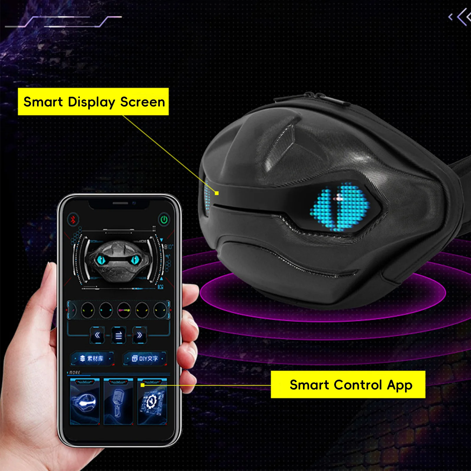Bolso pesca LED resistente – Alerta nocturna ciclismo impermeable - imagen 5