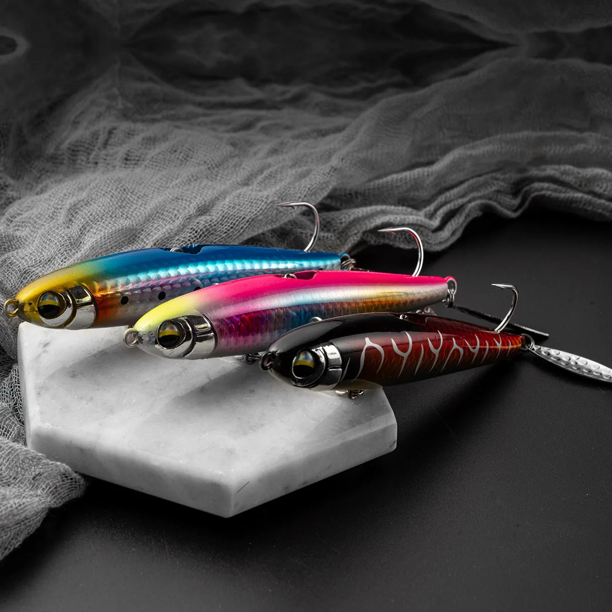 Señuelos de pesca con lápiz que se hunden, 100MM, 30G, Wobbler Stickbait, cebo duro Artificial, lápiz de fundición larga, cebos duros de agua salada - imagen 4