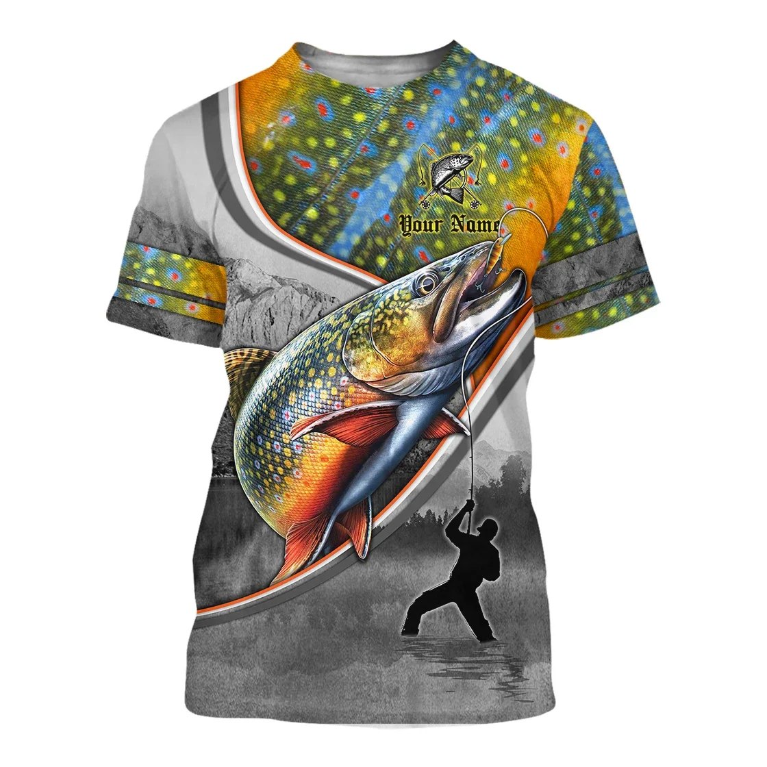 2025 Koele Zomer Mannen t-shirt Meerval Vissen Aangepaste Naam 3D Afdrukken Harajuku korte mouw t-shirt Unisex Casual Tee Tops TX232 - imagen 5