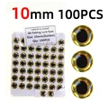 100pcs golden 10mm