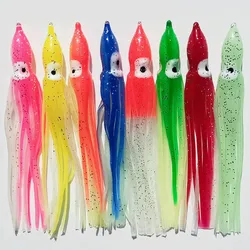 Señuelo pulpo luminoso silicona jigging