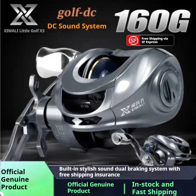 Carrete de pesca Neue XWL con freno dual y línea antiexplosión - imagen 2