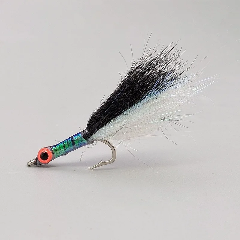 Señuelos de Pesca de 5 piezas, cebo biónico de ojo grande, múltiples colores, gancho de alambre duradero, Mosca, trucha, lubina, suministros de pesca, accesorios - imagen 2