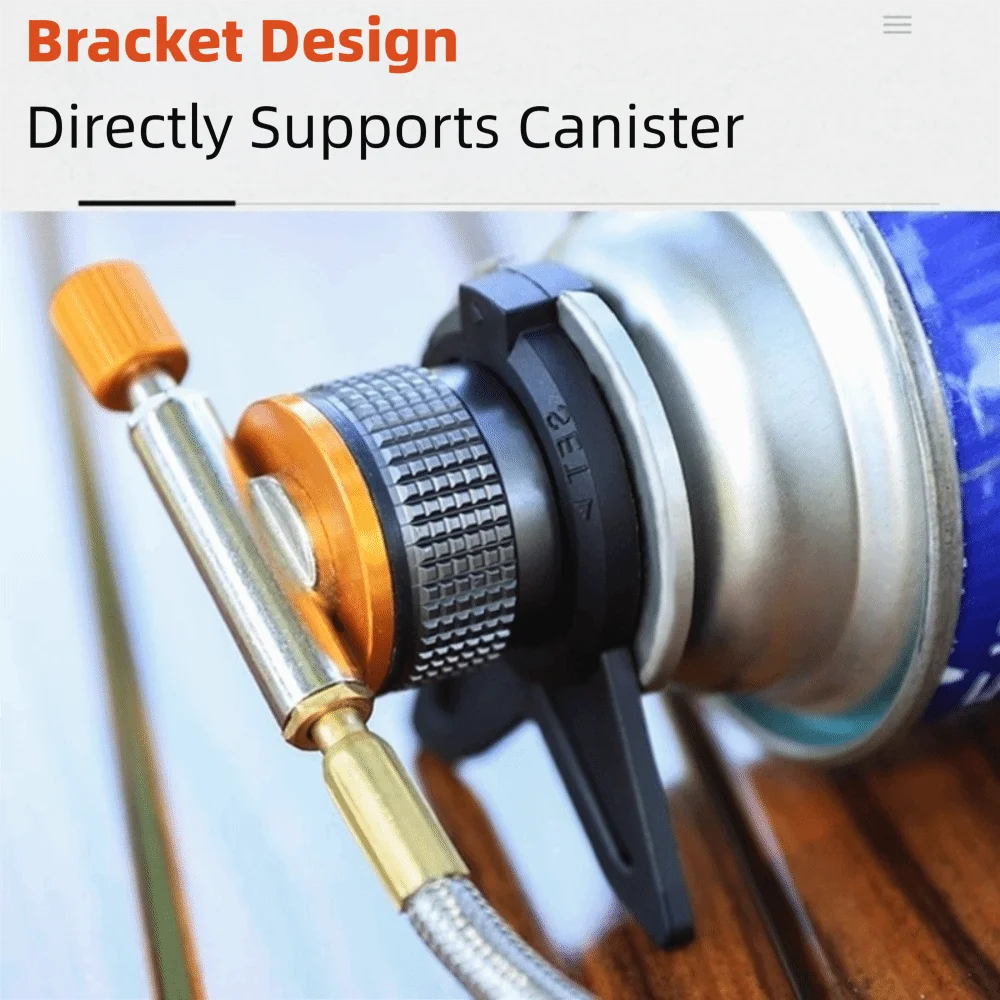 Adaptador de Gas Universal con Soporte para Camping y Barbacoa - imagen 4