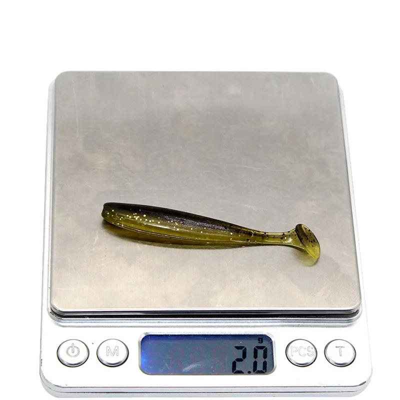 10 30 50 unids/lote cebos blandos Wobbler 6,3 cm color oscuro venta de liquidación señuelo de pesca ligero grande fácil brillo Shad - imagen 5