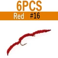6pcs red