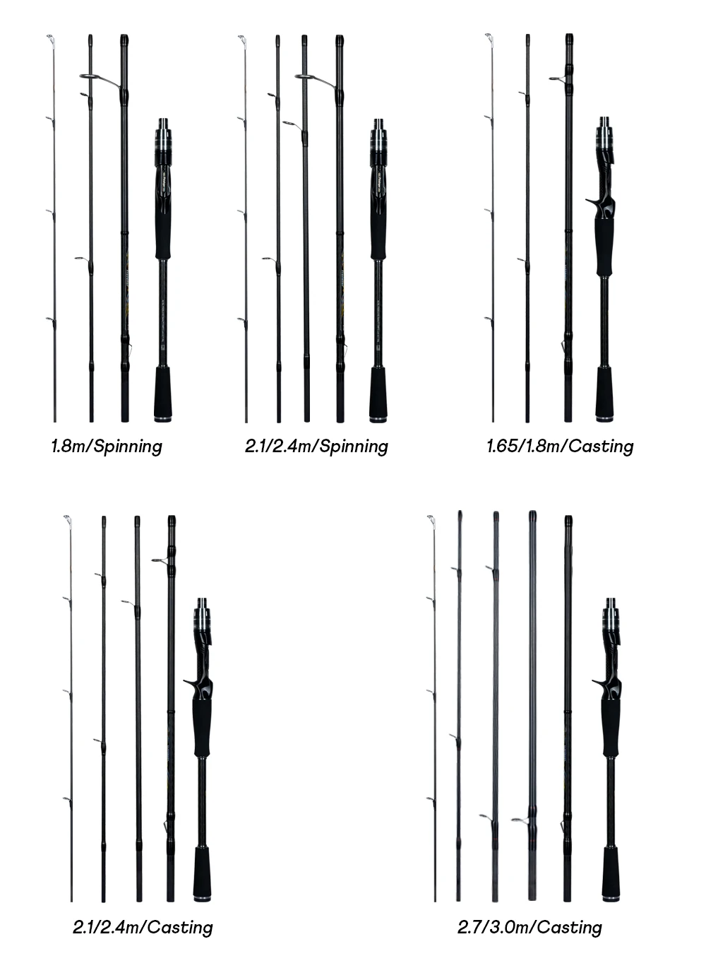 Descubra la caña de pescar perfecta para su próxima aventura con nuestras opciones versátiles y duraderas.