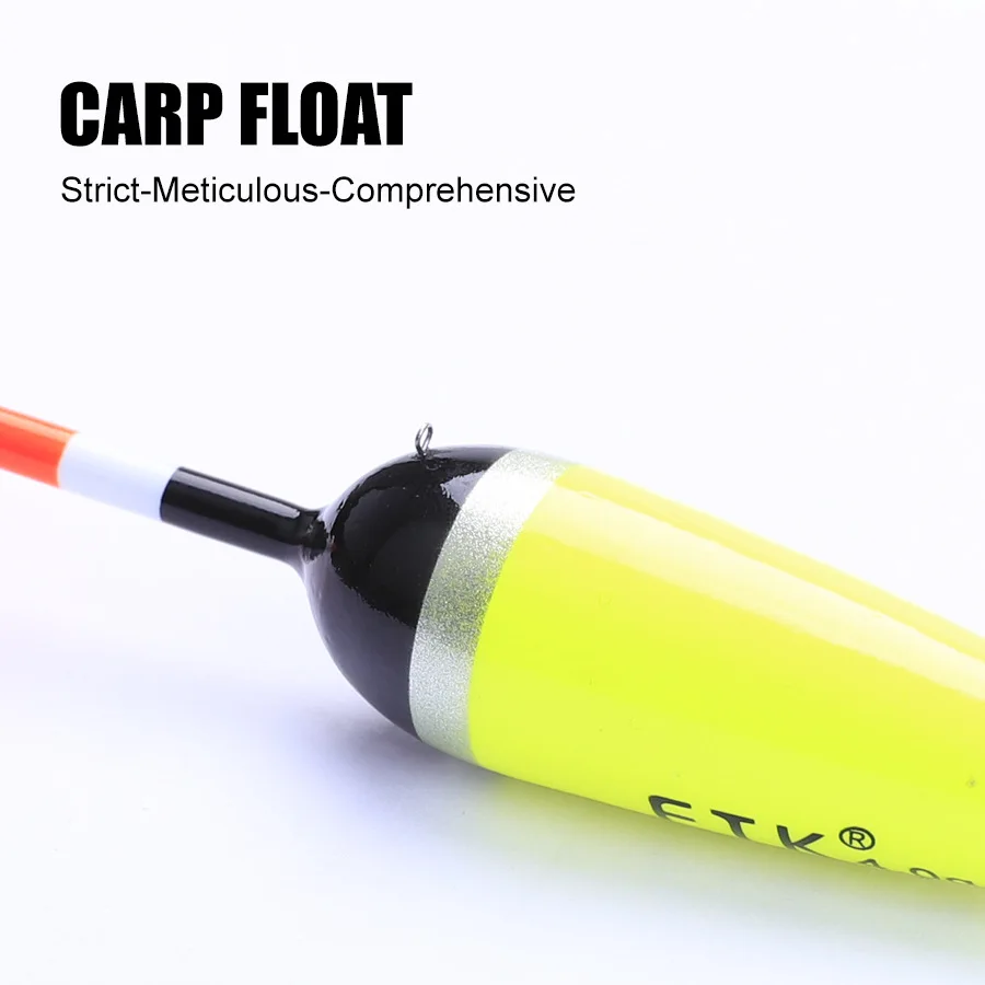 Flotador de pesca de madera de Balcedar, sedal de pesca de carpa, flotador Vertical de cola larga, accesorios de equipo de pesca a la deriva, 5 uds. - imagen 4