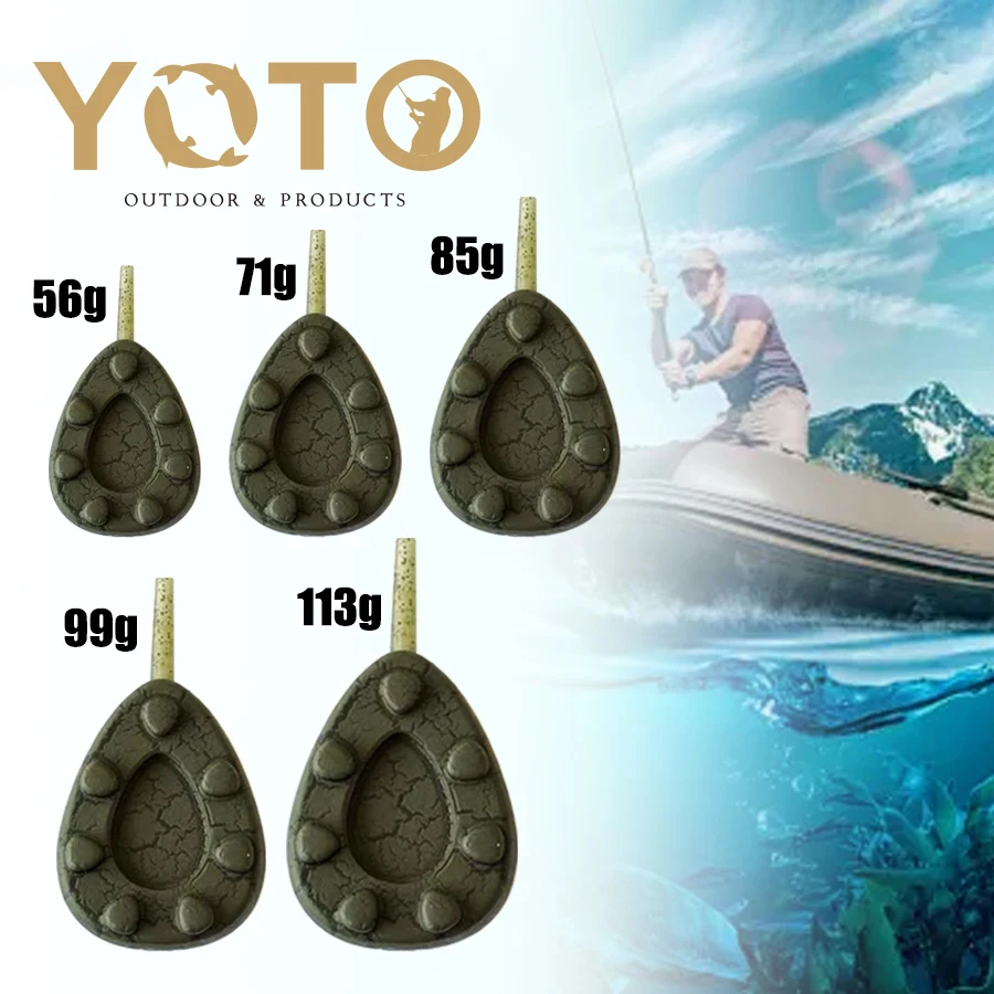Plomos camuflaje para carpa – Equipo esencial de pesca deportiva