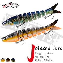 WALK FISH Swimbait multiarticulado hundimiento lento con ojos biónicos