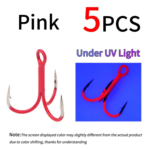 5pcs UV Pink