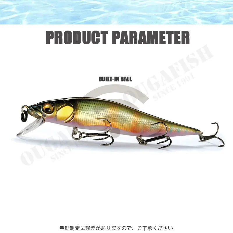 Señuelo de pesca Minnow 2022, 10,5g, 98mm, Jerkbait de agua suspendido, accesorios de Peche, Leurre Brochet, pez Isca, aparejos de pesca artificiales - imagen 5