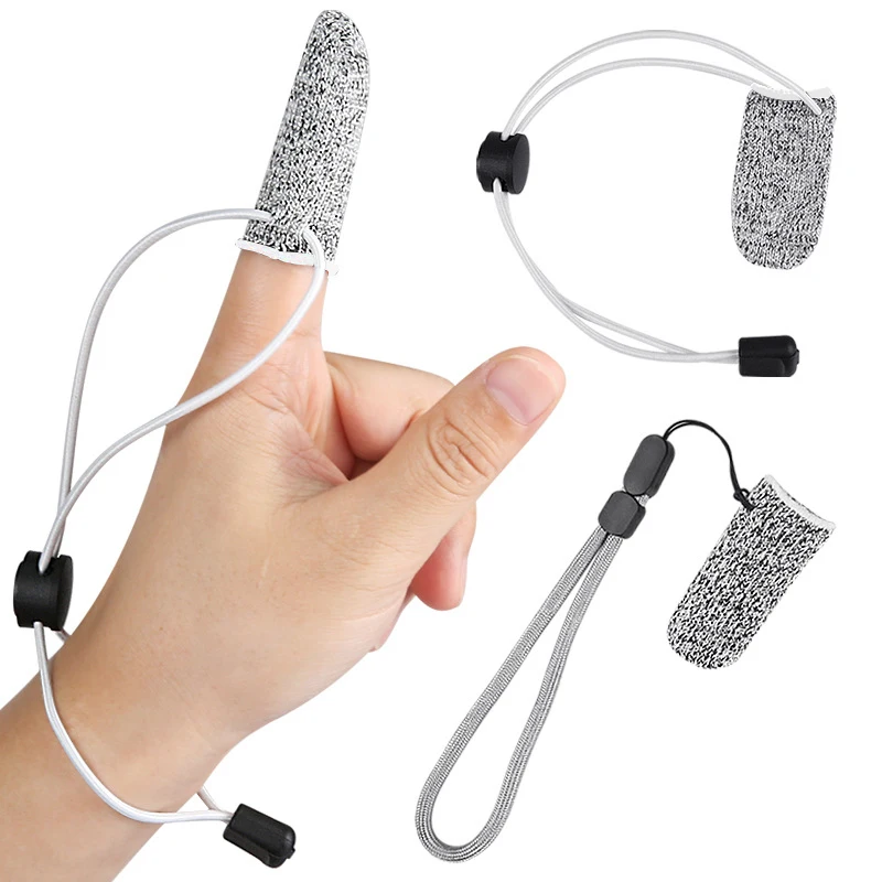 Guante de un solo dedo, antideslizante, sin arañazos, guantes de pesca antimordida, Protector de dedos de pesca - imagen 2